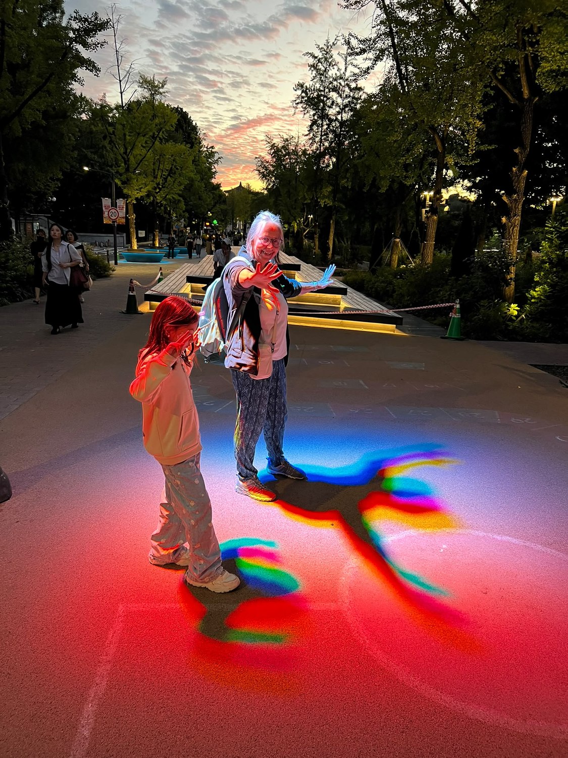 Wasser-Ballett im Children's Park