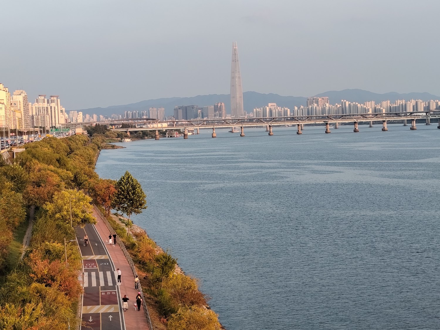 Seoul Forest & Sonnenuntergang am Hangang
