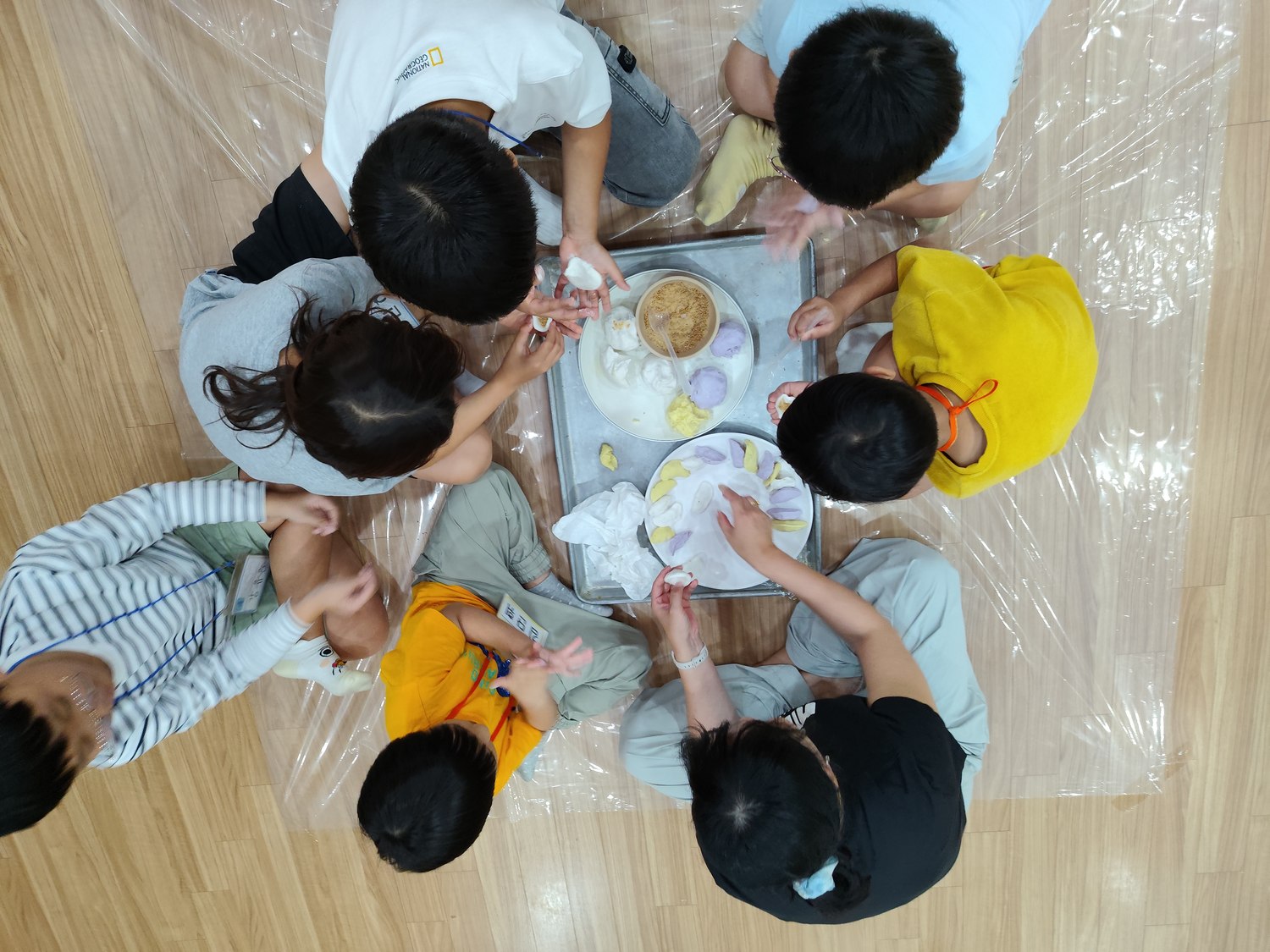 Songpyeon in der Tempelschule